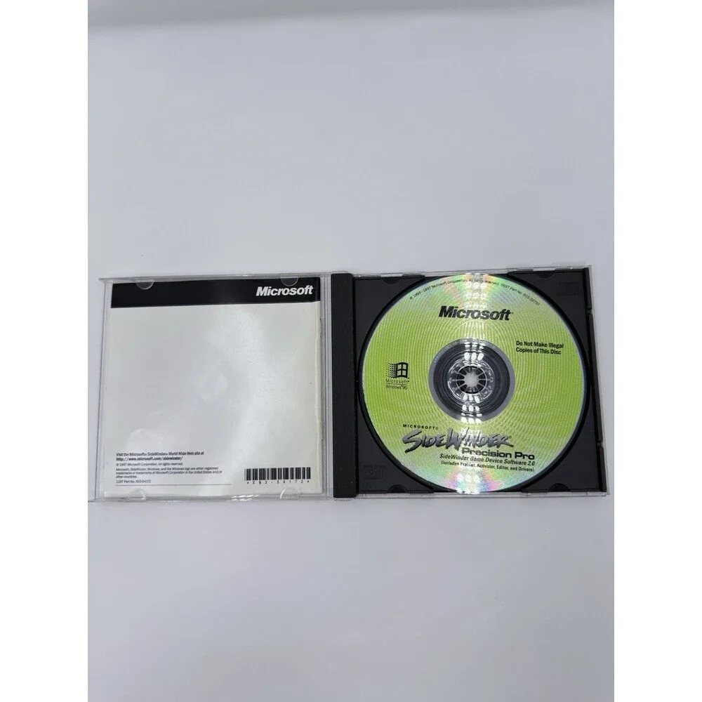 Microsoft SideWinder Precision Pro 3D Joystick With CD Tested